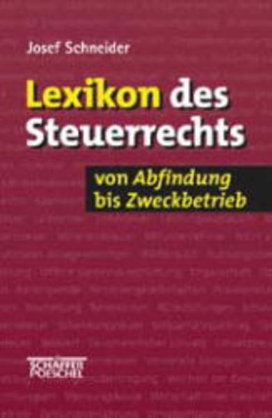Lexikon des Steuerrechts