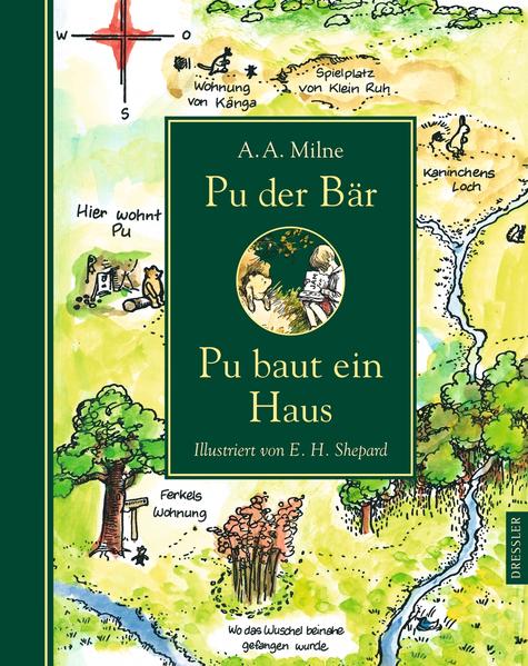 Pu der Bär. Pu baut ein Haus
