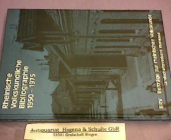Rheinische volkskundliche Bibliographie
