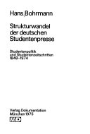 Strukturwandel der deutschen Studentenpresse