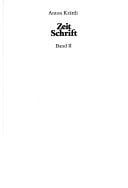 Zeit - Schrift / Ein gefährliches Individuum