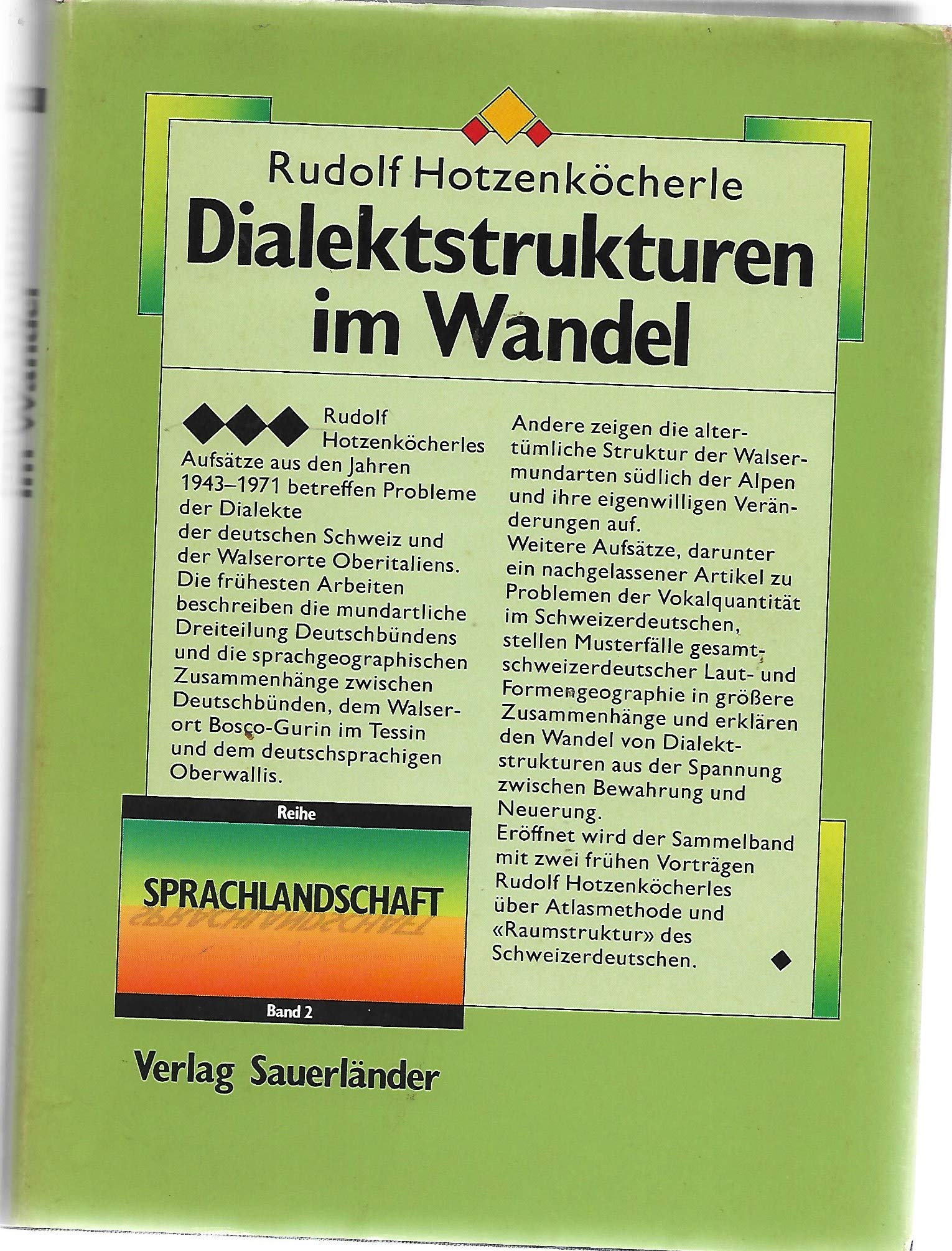 Dialektstrukturen im Wandel