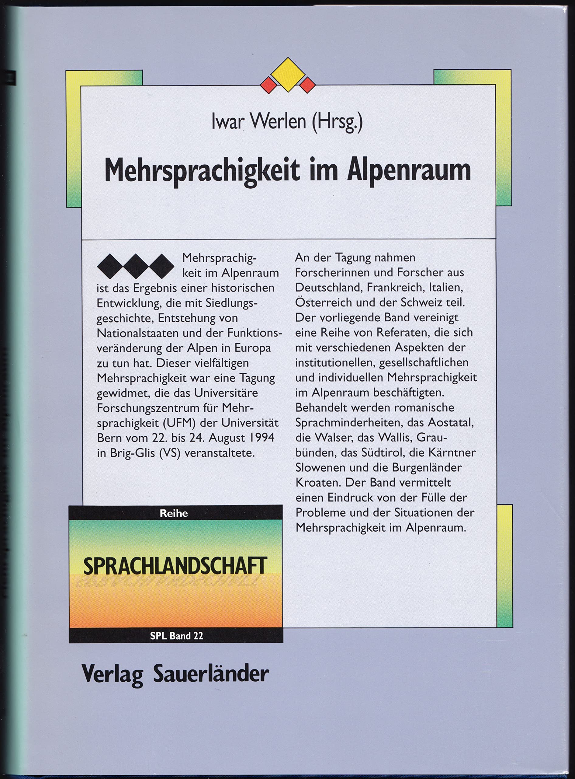 Mehrsprachigkeit im Alpenraum