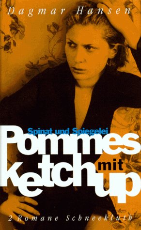 Pommes mit Ketchup /Spinat und Spiegelei