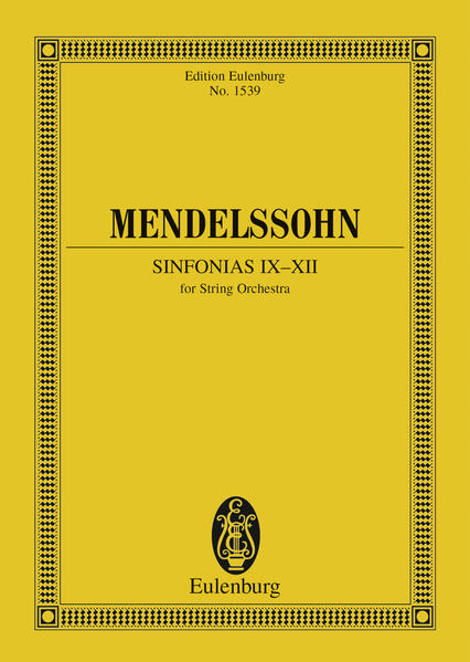 Sinfonias IX-XII