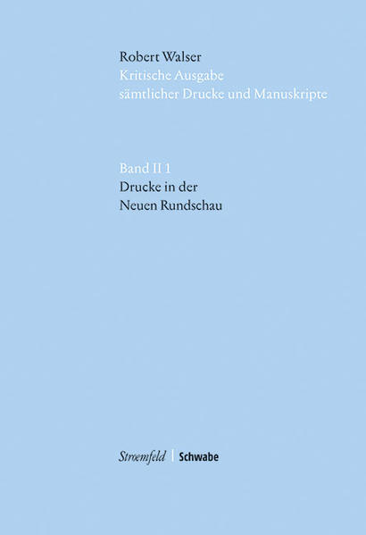 Drucke in der Neuen Rundschau