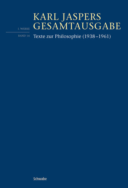 Texte zur Philosophie (1938–1961)