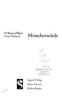 Menschenwürde