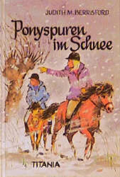 Ponyspuren im Schnee
