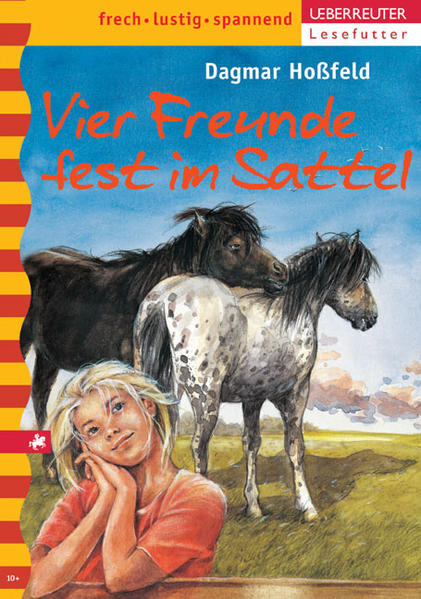 Vier Freunde fest im Sattel