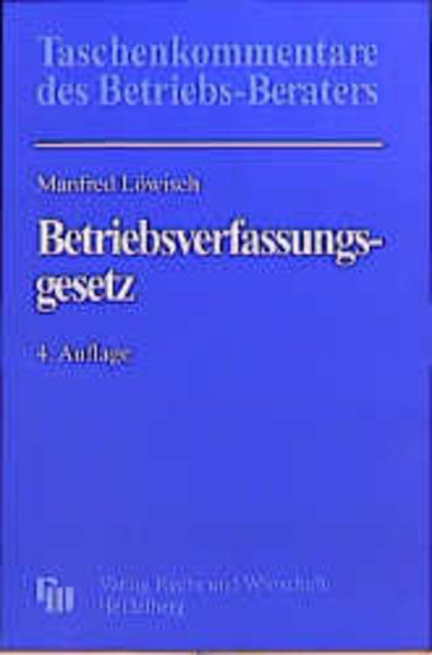 Taschenkommentar zum BetriebsverfassungsgeSetz
