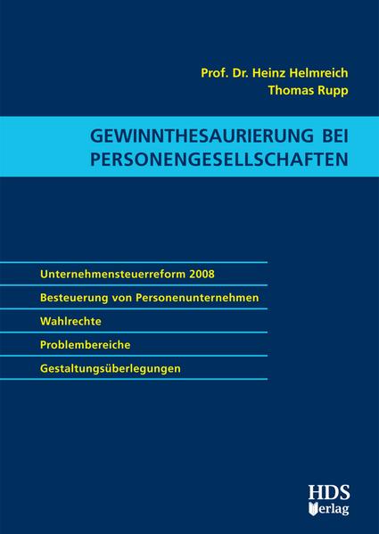 Gewinnthesaurierung bei Personengesellschaften