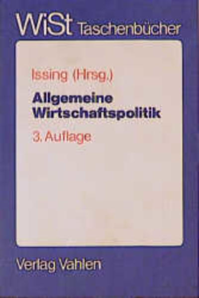 Allgemeine Wirtschaftspolitik