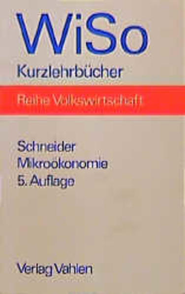 Mikroökonomie