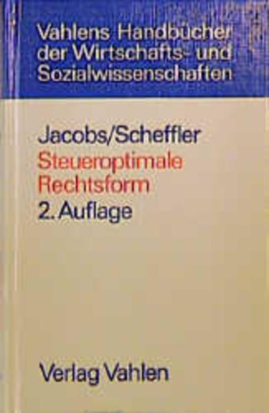 Steueroptimale Rechtsform