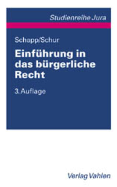 Einführung in das bürgerliche Recht