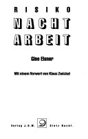 Risiko Nachtarbeit