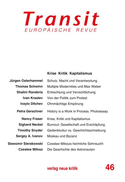 Transit 46. Europäische Revue