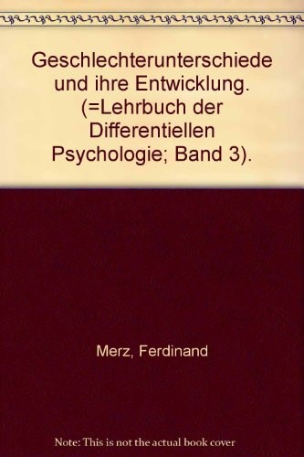 Lehrbuch der Differentiellen Psychologie / Geschlechterunterschiede