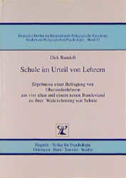 Schule im Urteil von Lehrern
