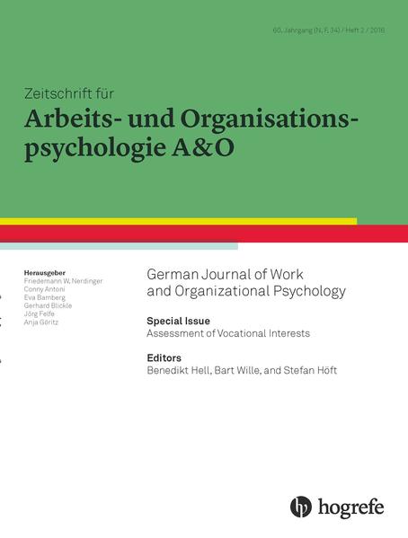 Assessment of Vocational Interests