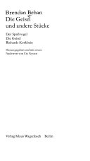 Die Geisel und andere Stücke
