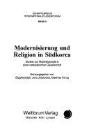 Modernisierung und Religion in Südkorea