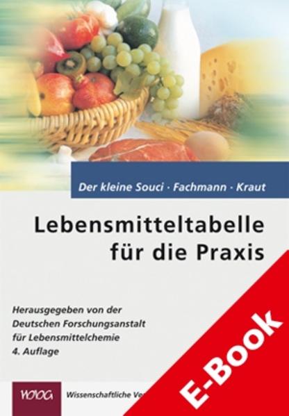 Lebensmitteltabelle für die Praxis
