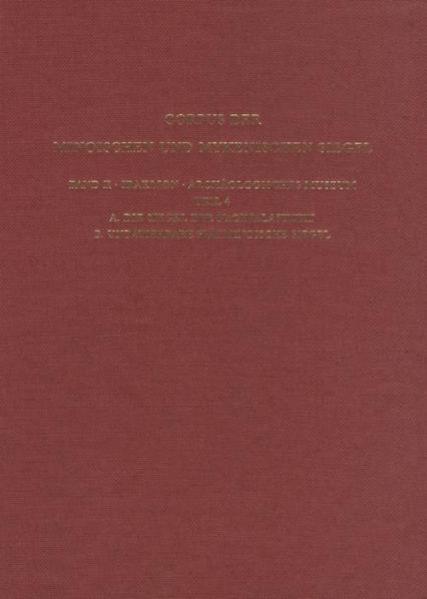 Corpus der minoischen und mykenischen Siegel / A. Die Siegel der Neupalastzeit - B. Undatierte spätminoische Siegel