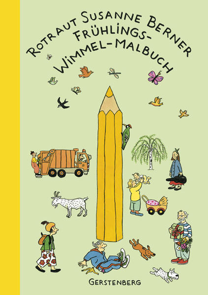 Frühlings-Wimmel-Malbuch