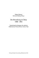 Der Boxerkrieg in China 1900-1901