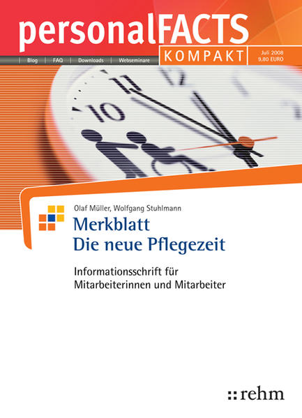 Merkblatt zum Pflegezeitgesetz