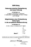 EMR-Dialog: Osteuropa zwischen Deregulierung und neuer Ordnung - Möglichkeiten einer Einbeziehung Osteuropas in die europäische Medienforschung