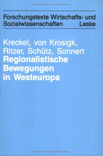Regionalistische Bewegungen in Westeuropa