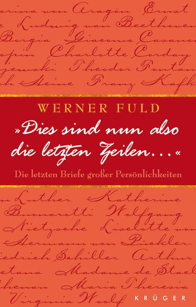 'Dies sind nun also die letzten Zeilen ...'