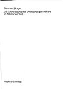 Die Grundlegung des Untergangsgeschehens im Nibelungenlied