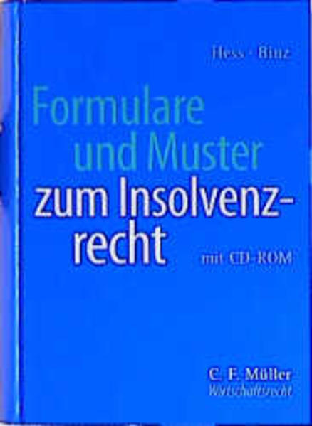 Formulare und Muster zum Insolvenzrecht