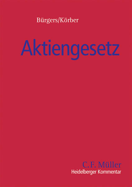 Heidelberger Kommentar zum Aktiengesetz