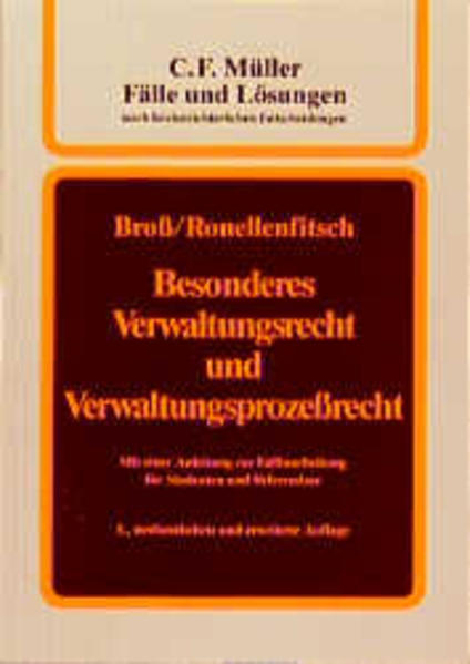 Besonderes Verwaltungsrecht und Verwaltungsprozessrecht