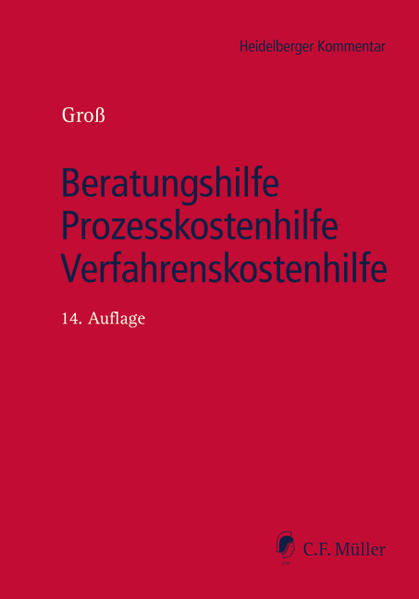 Beratungshilfe - Prozesskostenhilfe - Verfahrenskostenhilfe