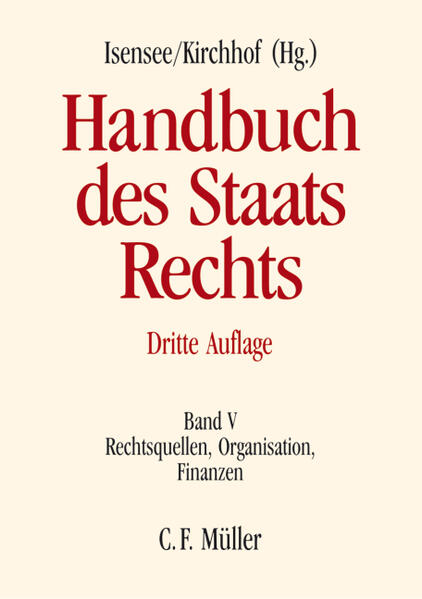 Handbuch des Staatsrechts
