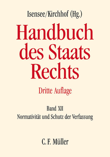 Handbuch des Staatsrechts