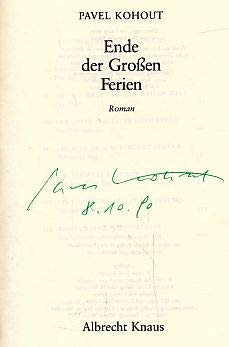 Ende der grossen Ferien