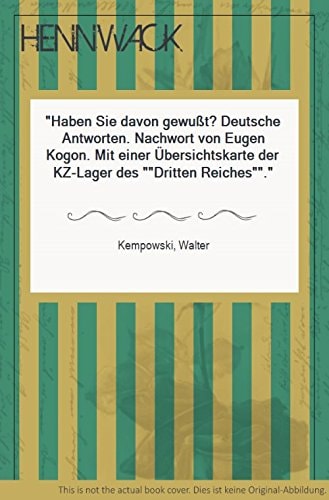 Haben sie davon gewusst?