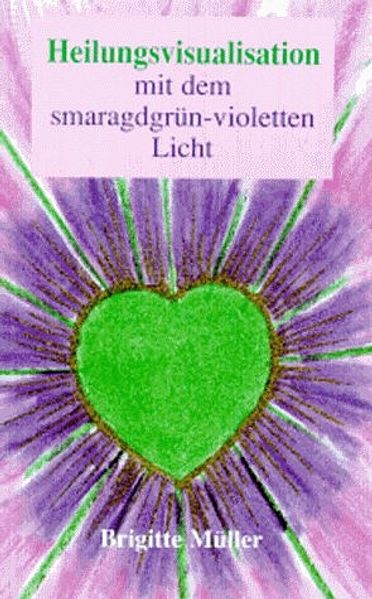 Heilungsvisualisation mit der smaragdgrün-violetten Flamme