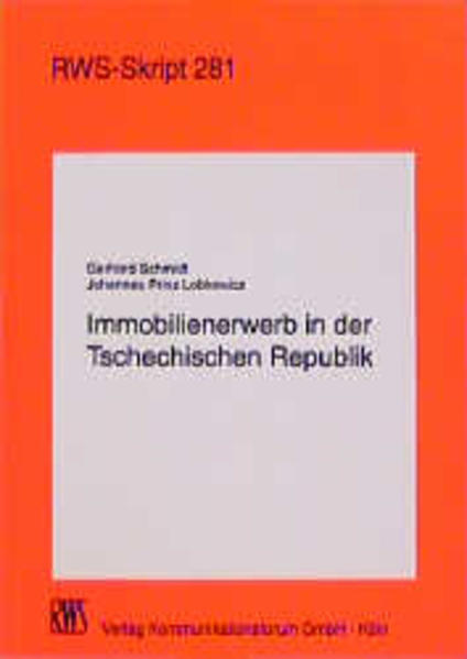 Immobilienerwerb in der Tschechischen Republik