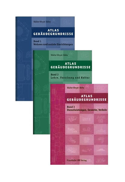 Atlas Gebäudegrundrisse. Gesamtausgabe Band 1 - Band 3.