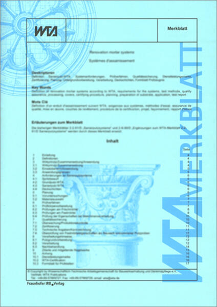 Bewertung von gereinigten Werkstein-Oberflächen