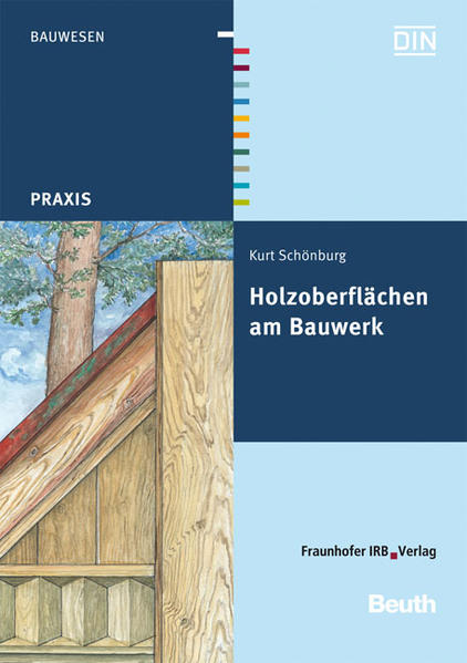 Holzoberflächen am Bauwerk.