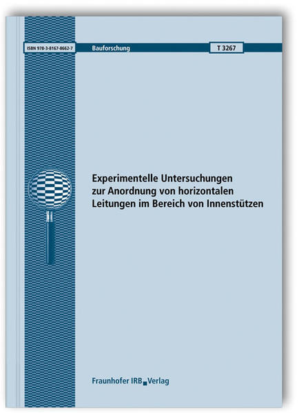 Experimentelle Untersuchungen zur Anordnung von horizontalen Leitungen im Bereich von Innenstützen.